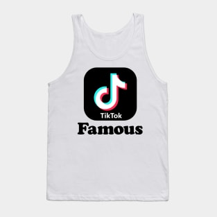 FAMOUS TIK TOK INFLUENCER INSTAGRAM SOCIAL MEDIA SHIRT Tank Top